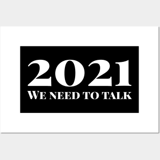 2021 We Need To Talk Posters and Art